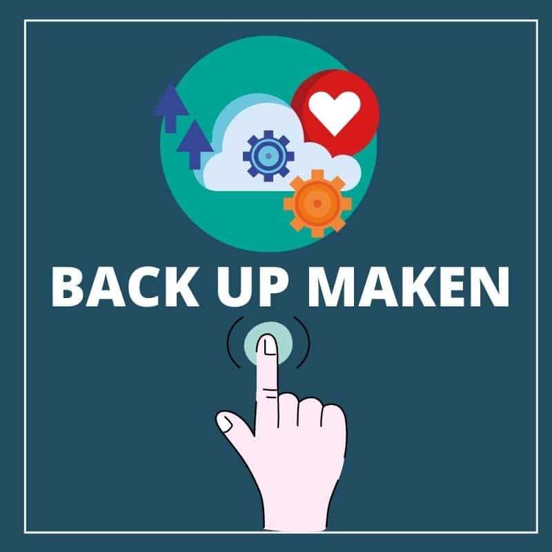 back up maken datamanagement